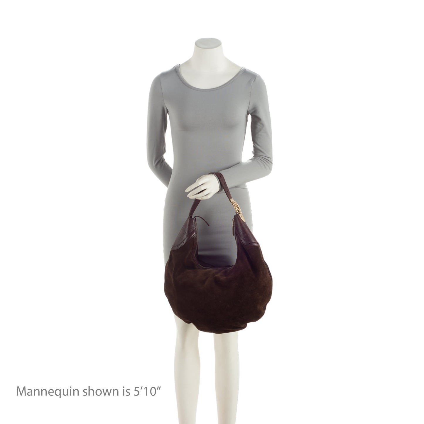 Gucci Suede Horsebit Glam Hobo (SHF-xMj6DL)