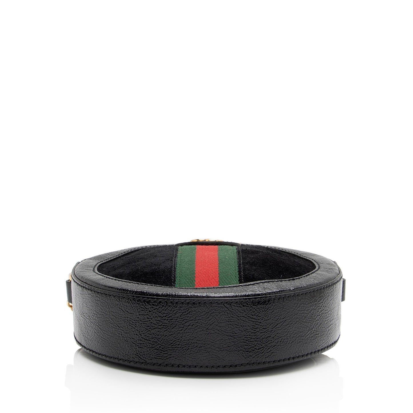 Gucci Suede Ophidia Round Mini Shoulder Bag (SHF-8Zp3I1)