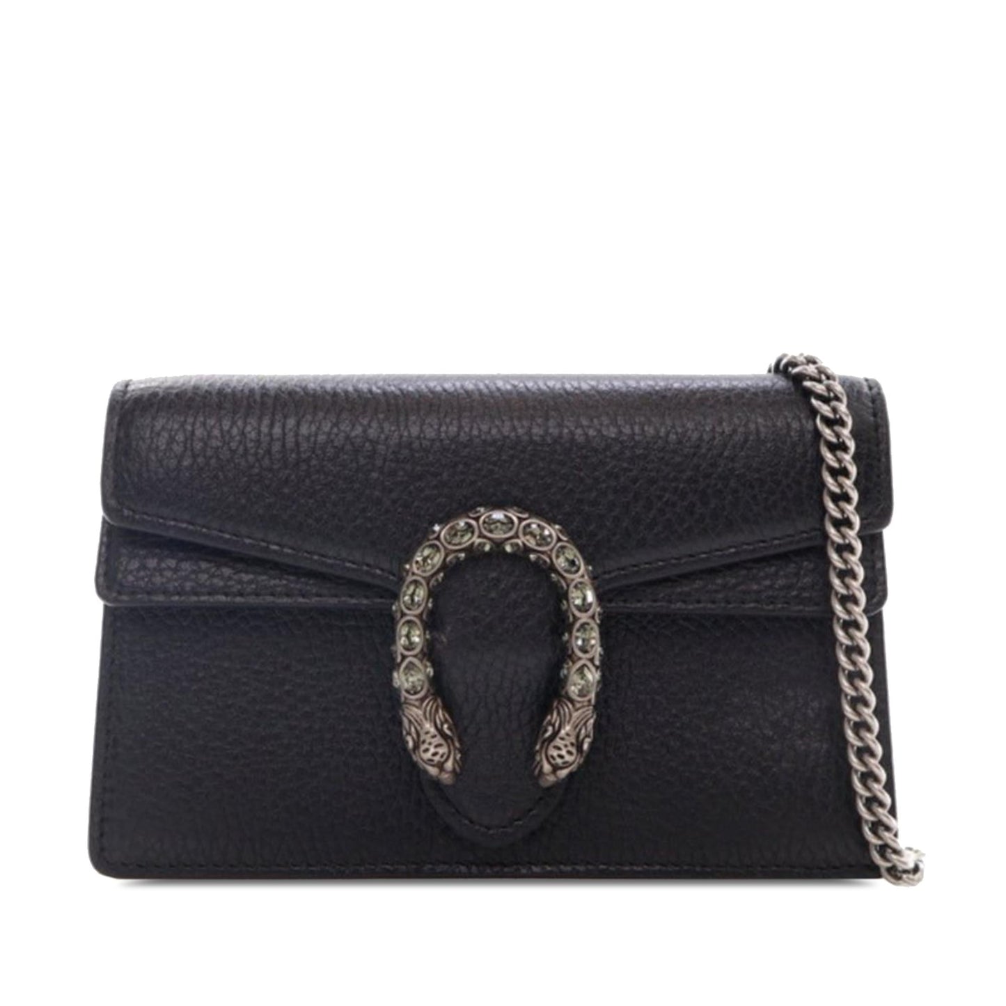 Gucci Super Mini Dionysus Leather Crossbody Bag (SHG-vzCgCv)