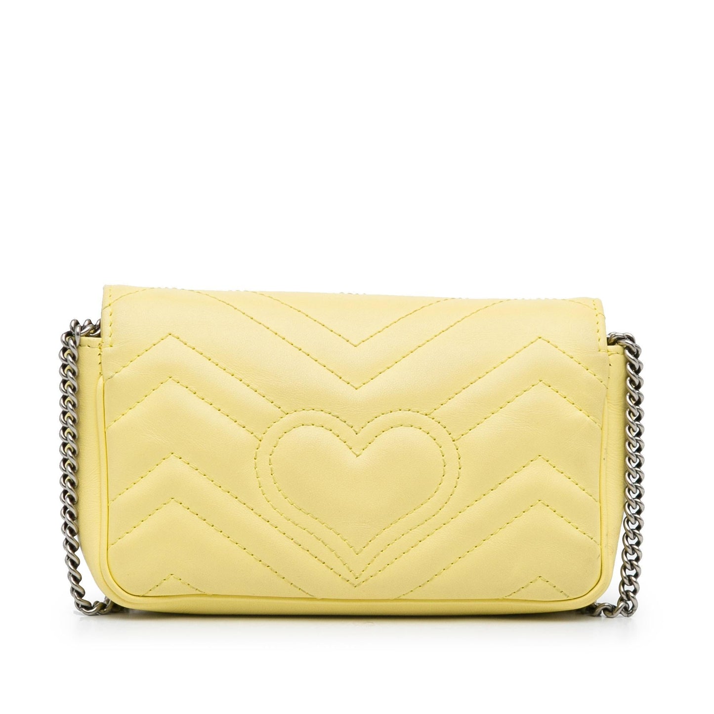 Gucci Super Mini GG Marmont Matelasse Crossbody Bag (SHG-09ddxk)