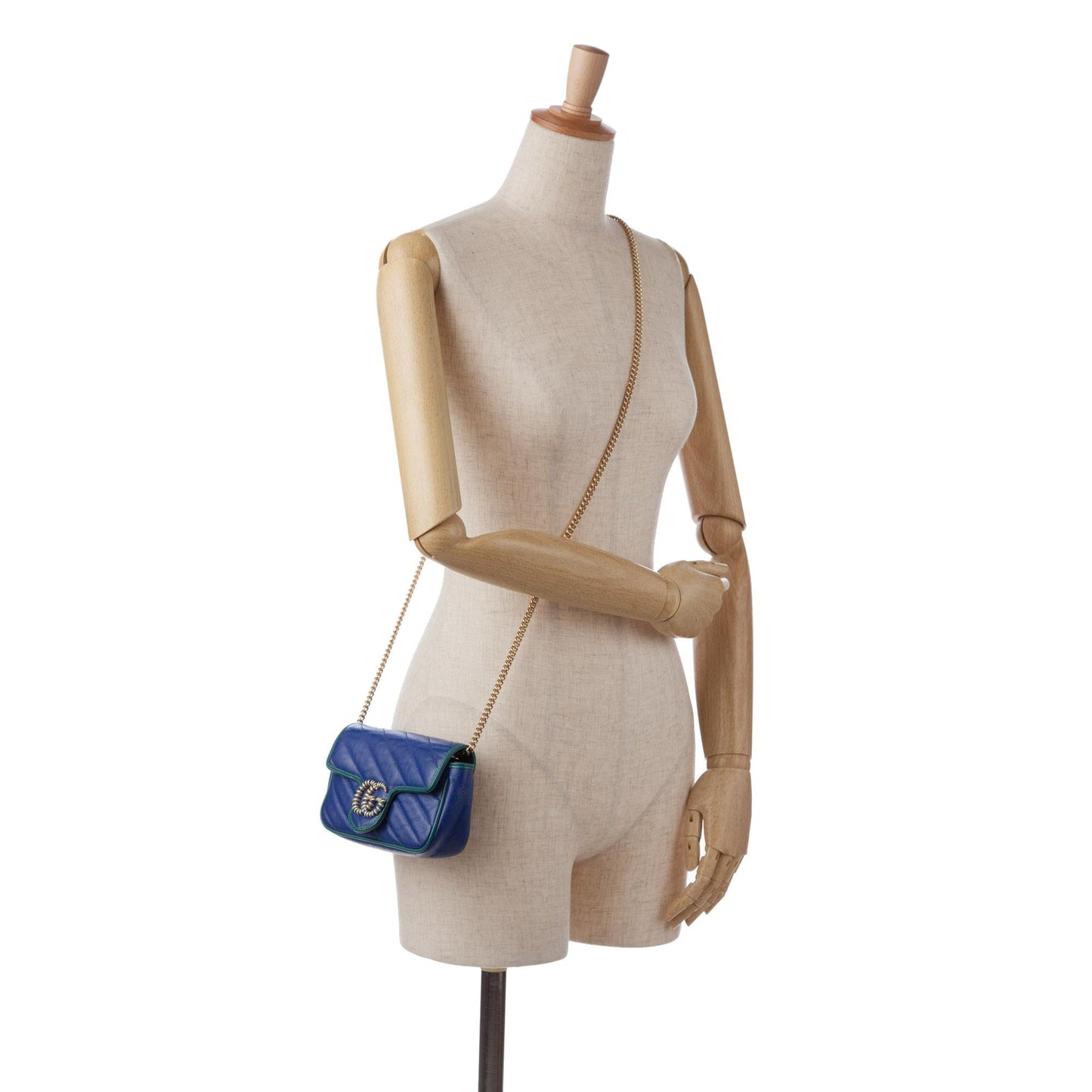 Gucci Super Mini GG Marmont Torchon Crossbody Bag (SHG-Bsqzq6)