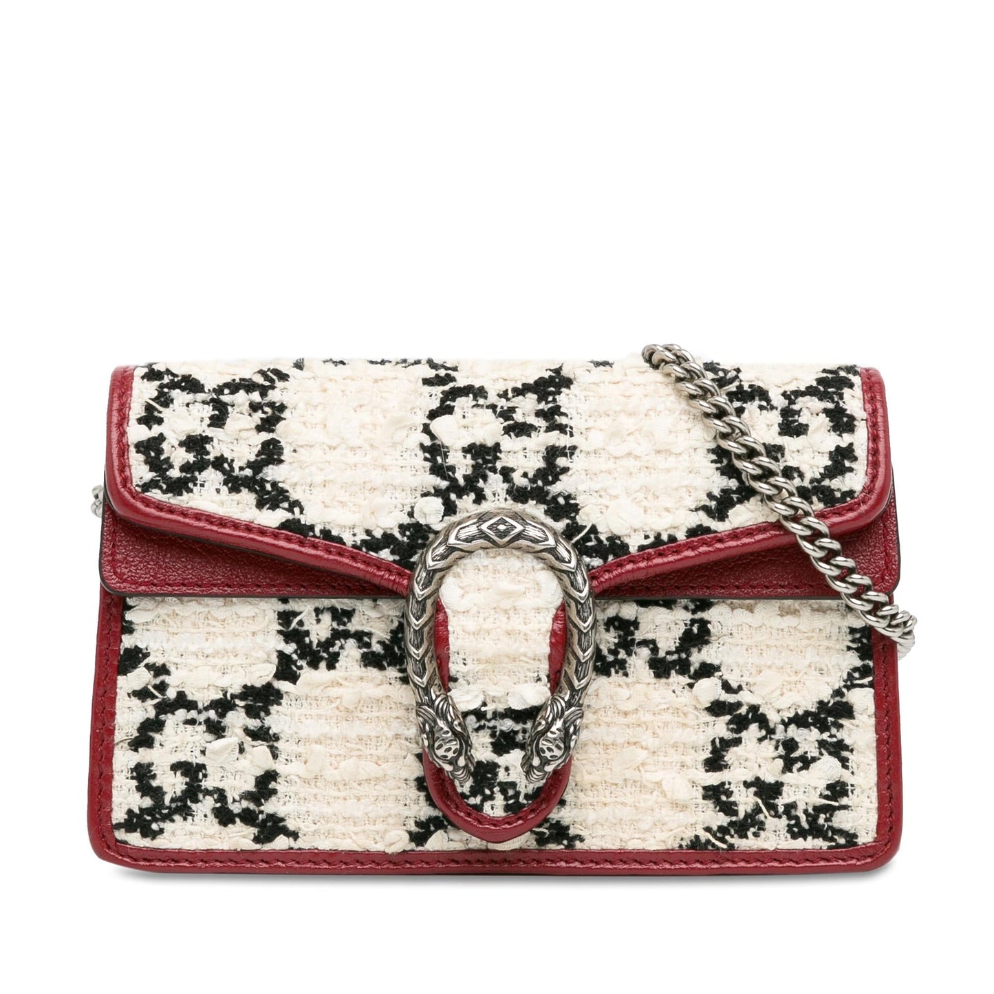 Gucci Super Mini GG Tweed Dionysus Crossbody Bag (SHG-a03ekZ)