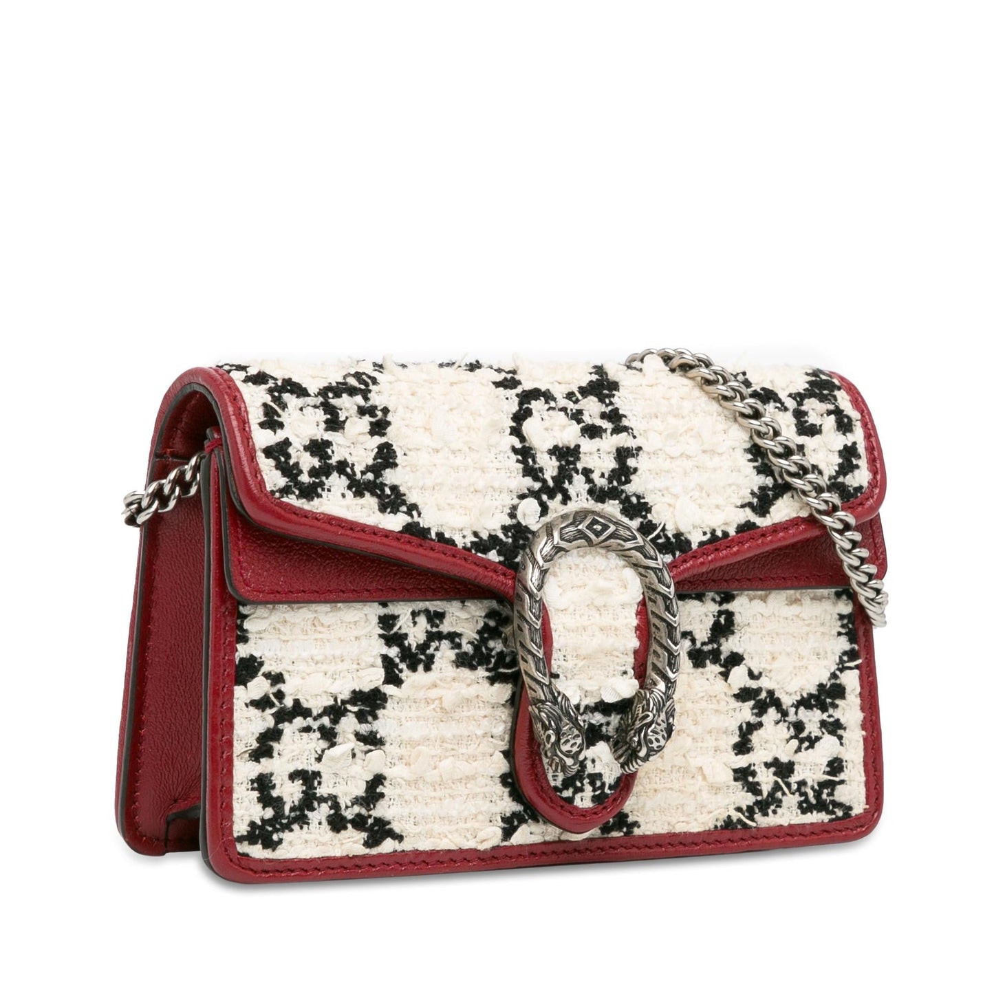 Gucci Super Mini GG Tweed Dionysus Crossbody Bag (SHG-a03ekZ)