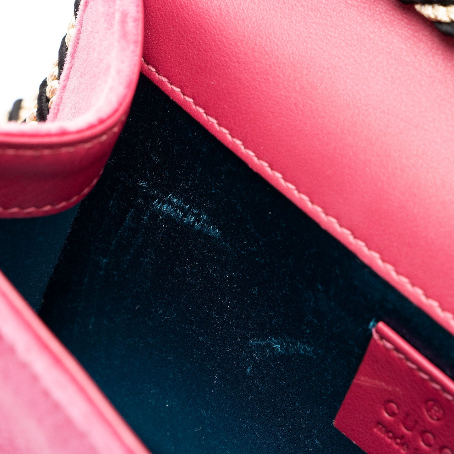 Gucci Velvet Crystal G Shoulder Bag (SHF-y04HzV)