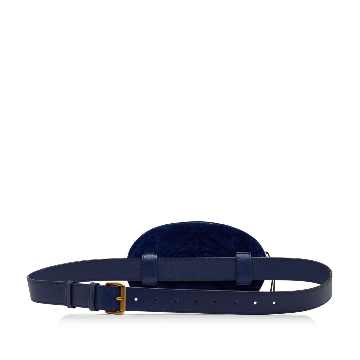 Gucci Velvet GG Marmont Matelasse Belt Bag (SHG-0eluPi)