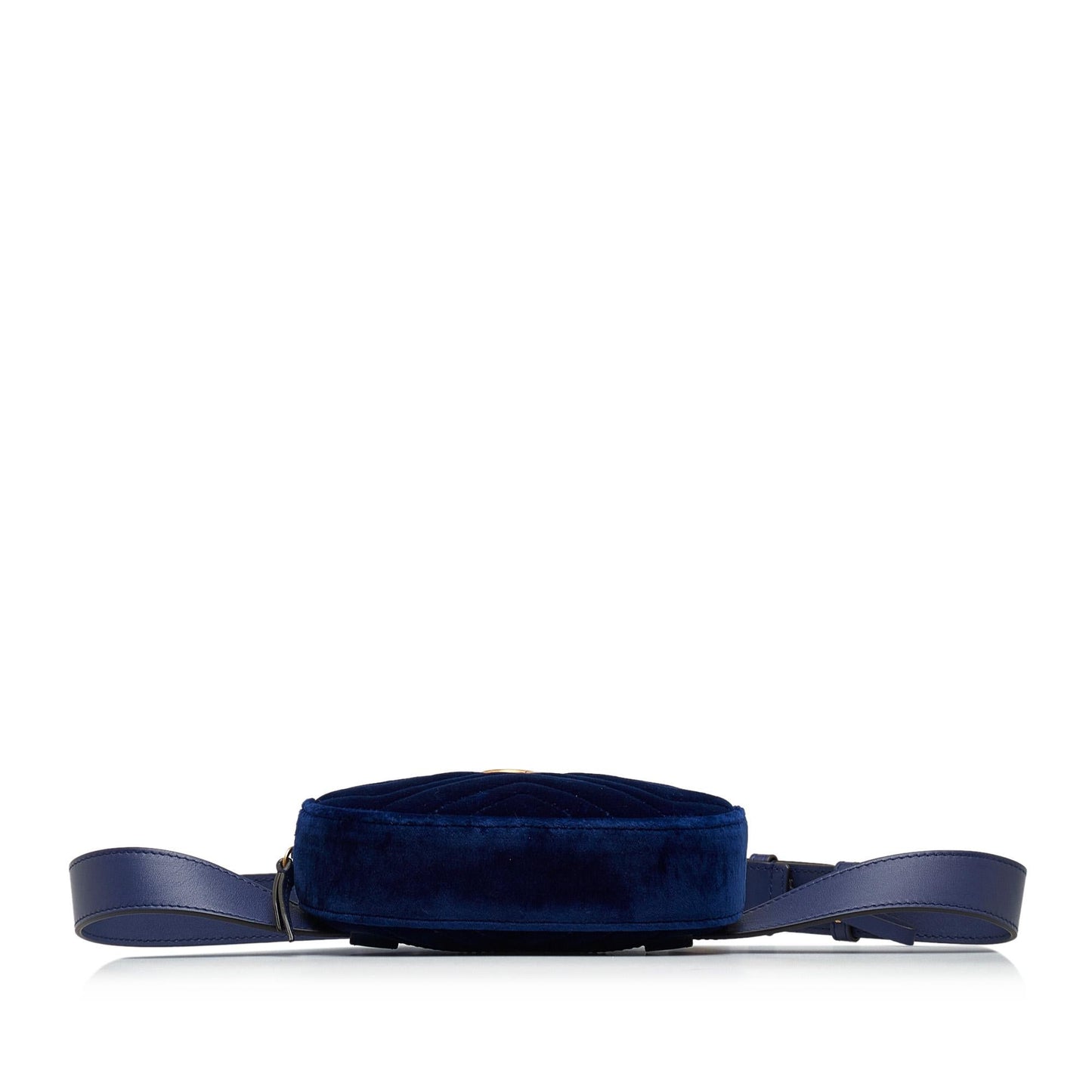 Gucci Velvet GG Marmont Matelasse Belt Bag (SHG-0eluPi)