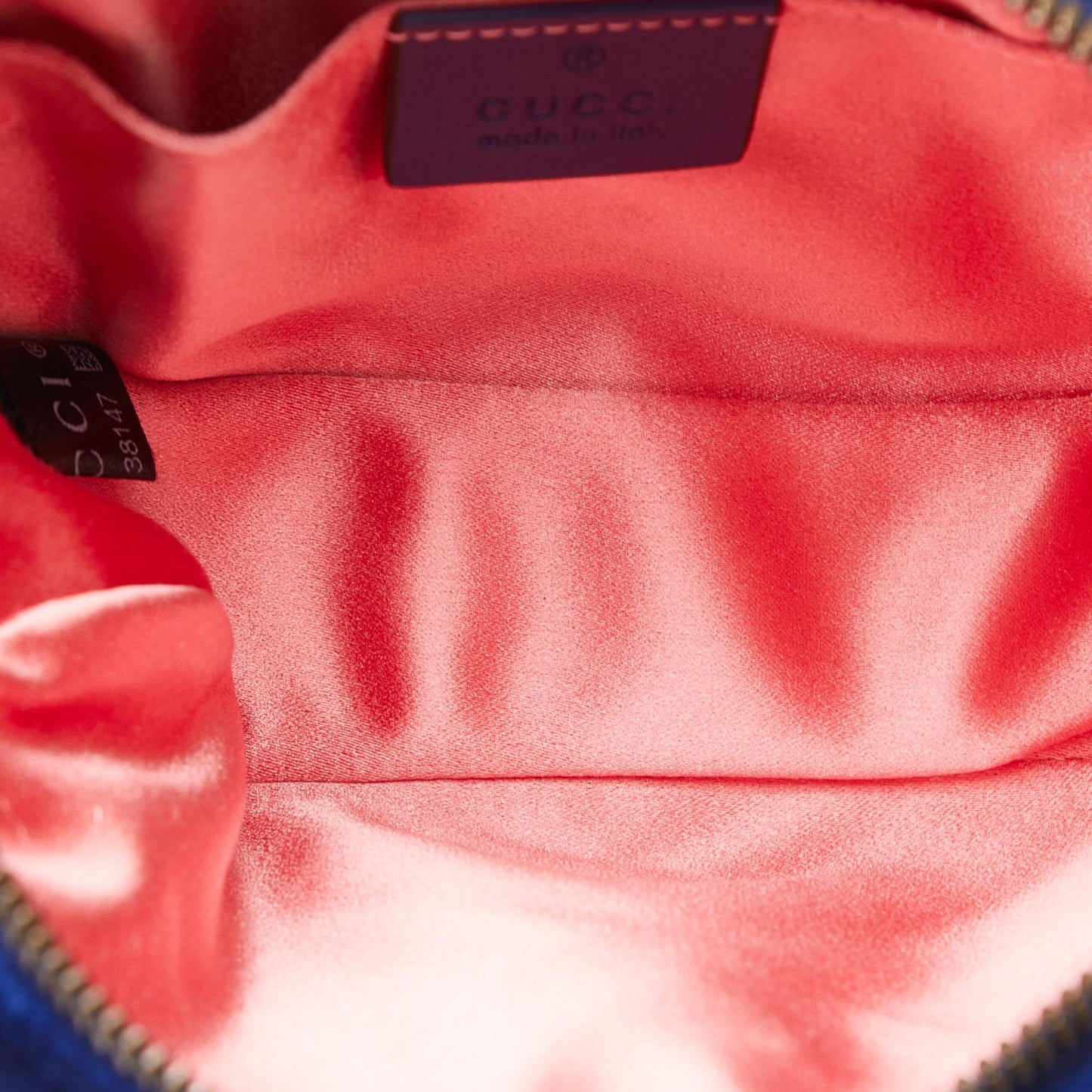 Gucci Velvet GG Marmont Matelasse Belt Bag (SHG-0eluPi)
