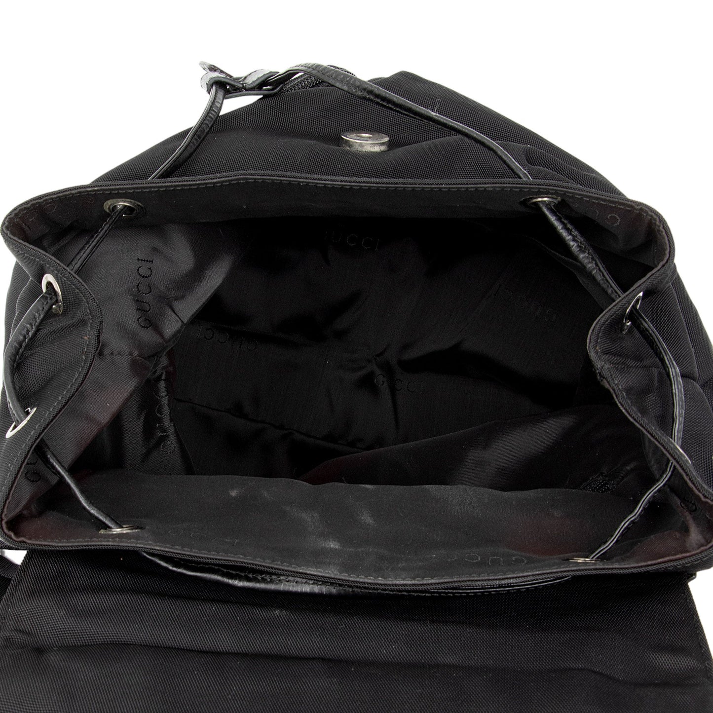 Gucci Vintage Nylon Backpack (SHF-B0jNII)