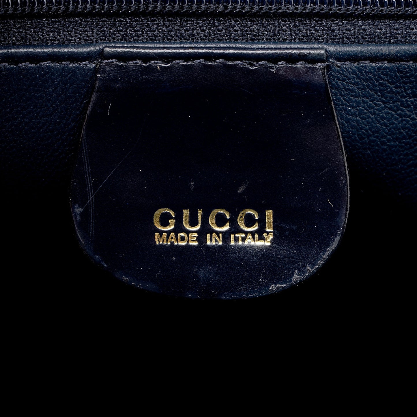 Gucci Vintage Patent Leather Bamboo Sling Backpack (SHF-dSK8BK)