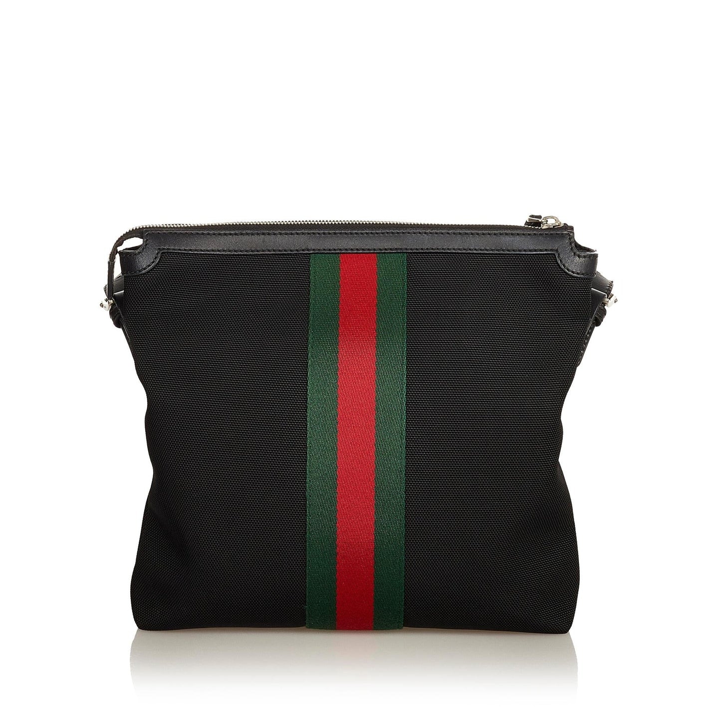 Gucci Web Canvas Crossbody Bag (SHG-25843)