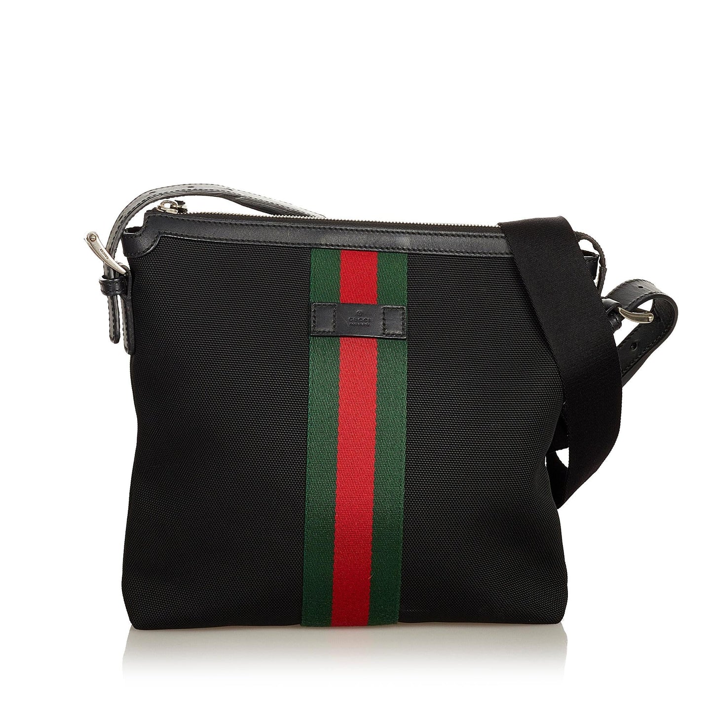 Gucci Web Canvas Crossbody Bag (SHG-25843)
