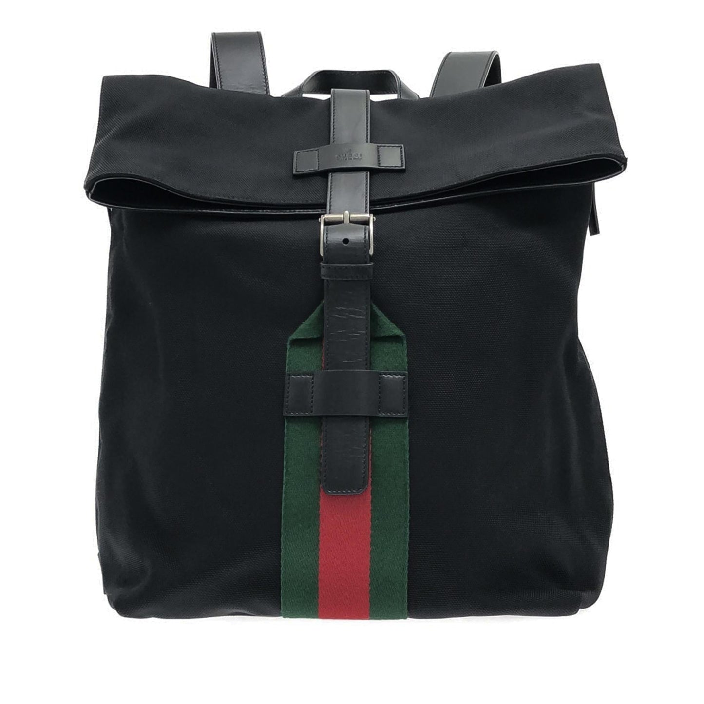 Gucci Web Fold Over Techno Backpack (SHG-0Uyhhq)