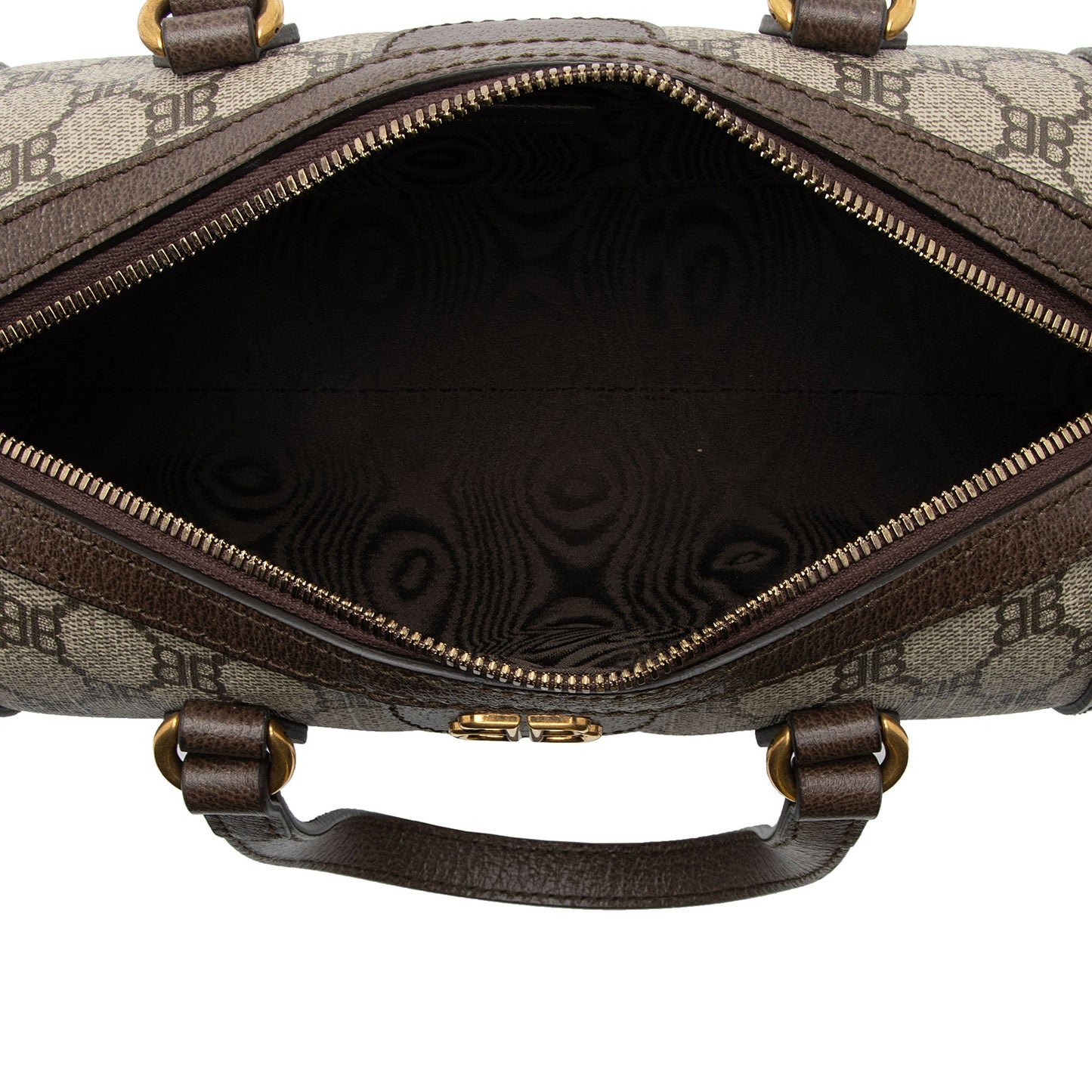 Gucci x Balenciaga BB Supreme Monogram Web Ophidia Boston Bag (SHF-XYpX9x)