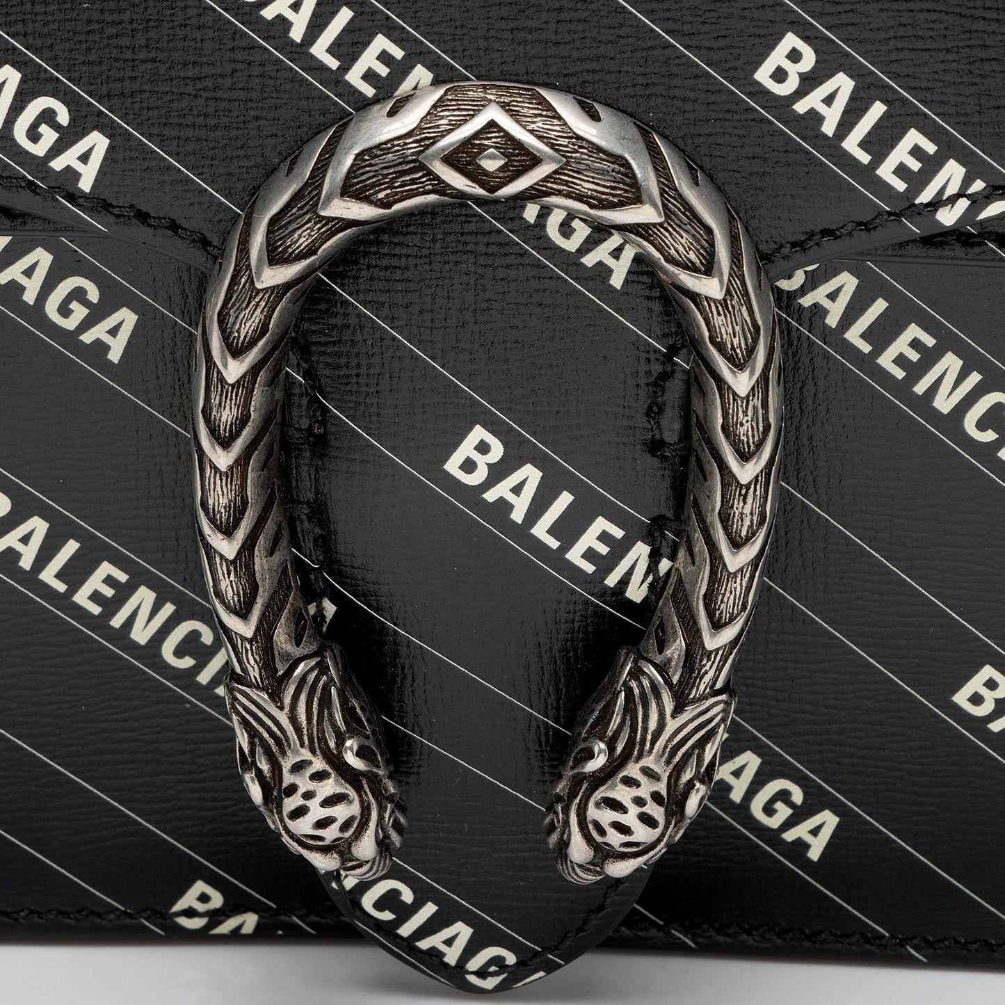 Gucci x Balenciaga Leather Dionysus The Hacker Project Small Shoulder Bag (SHF-qNmspE)