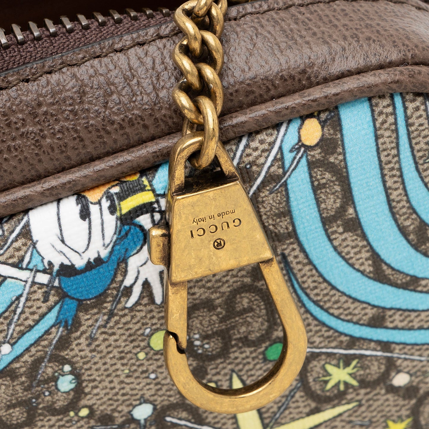 Gucci x Disney GG Supreme Donald Duck Mini Crossbody (SHF-dqXnM4)