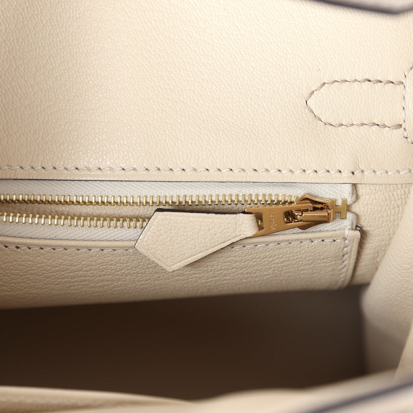 Hermes Special Order (HSS) Birkin 25 Gris Tourterelle and Craie Togo Brushed Gold Hardware