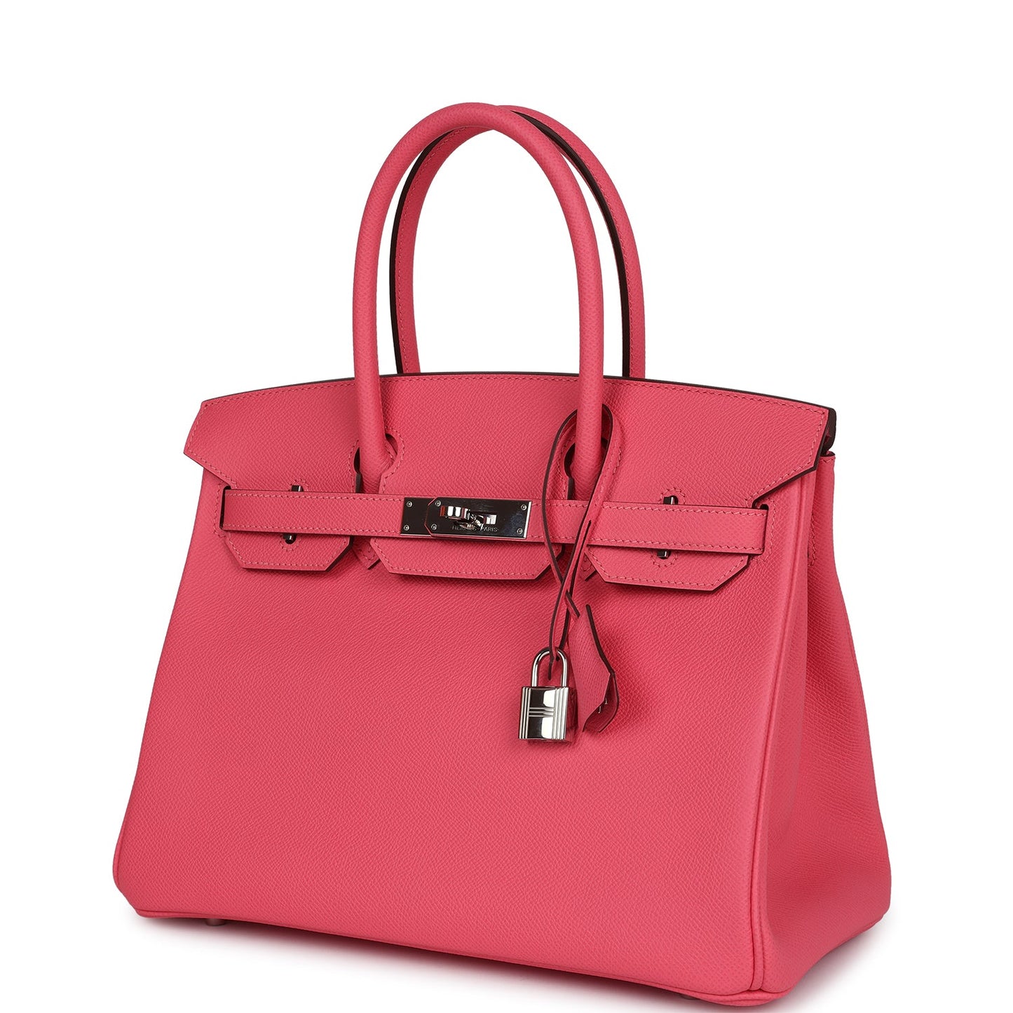 Hermes Birkin 30 Rose Azalee Epsom Palladium Hardware