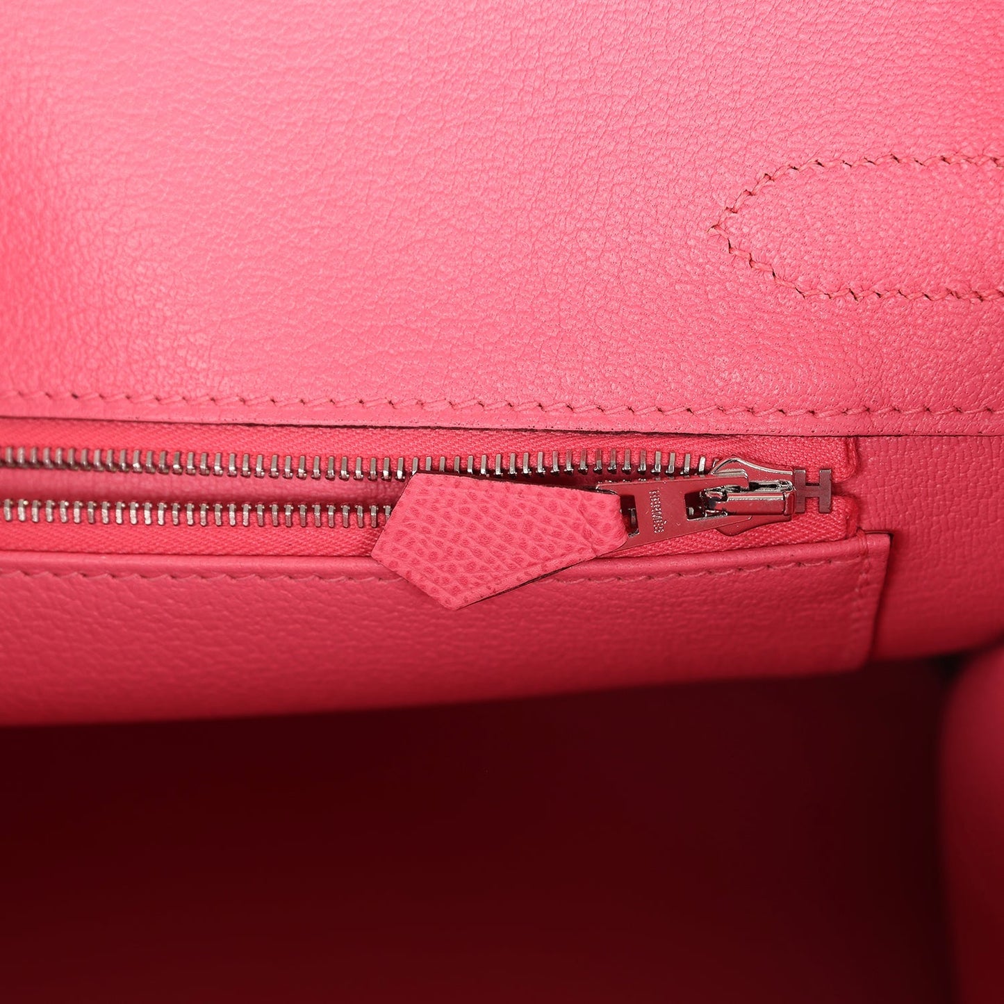Hermes Birkin 30 Rose Azalee Epsom Palladium Hardware