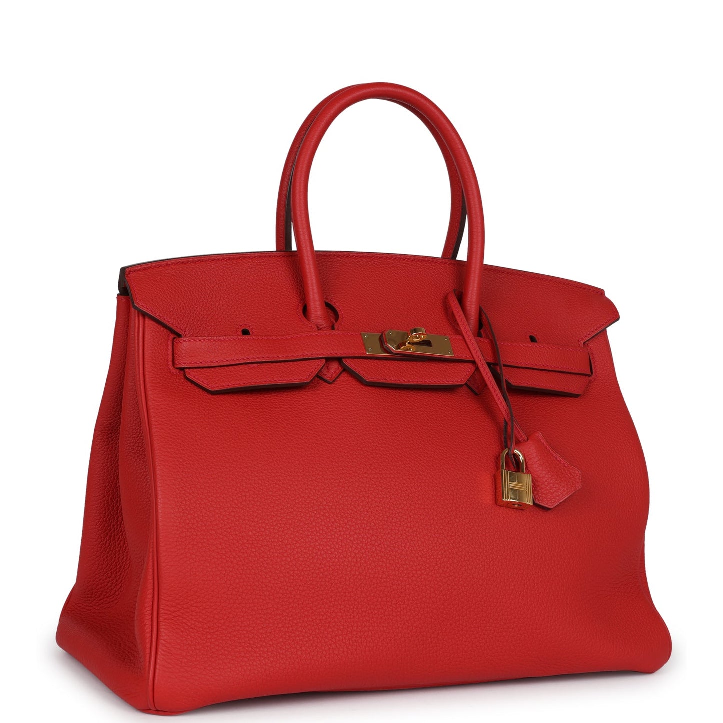 Hermes Birkin 35 Rouge Tomate Togo Gold Hardware