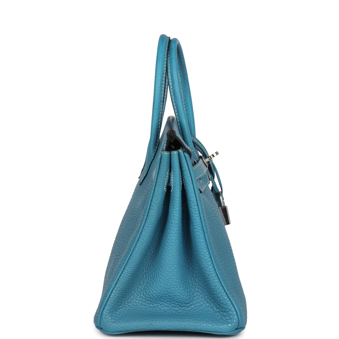 Hermes Birkin 25 Blue Jean Togo Palladium Hardware