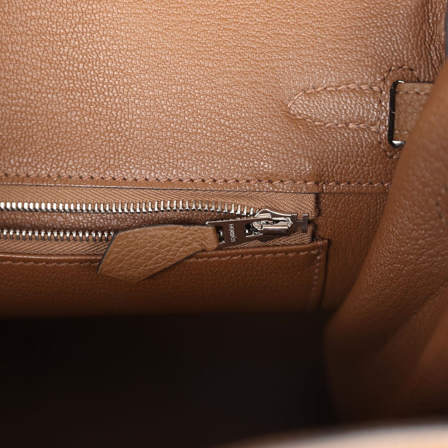 Hermes Birkin 25 Alezan Togo Palladium Hardware