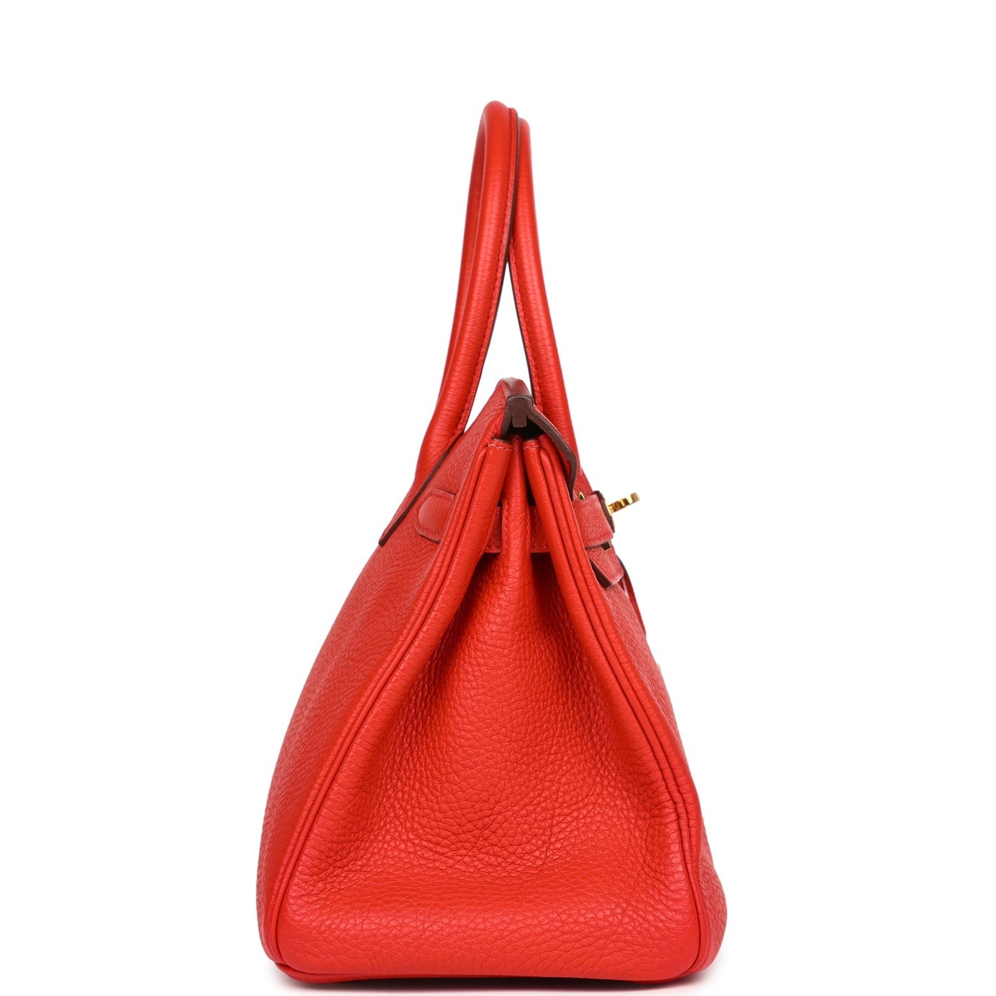 Hermes Birkin 30 Geranium Togo Gold Hardware