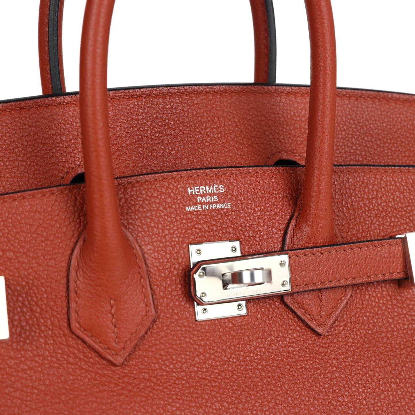 Hermes Birkin 25 Cuirve Verso Taurillon Novillo Palladium Hardware