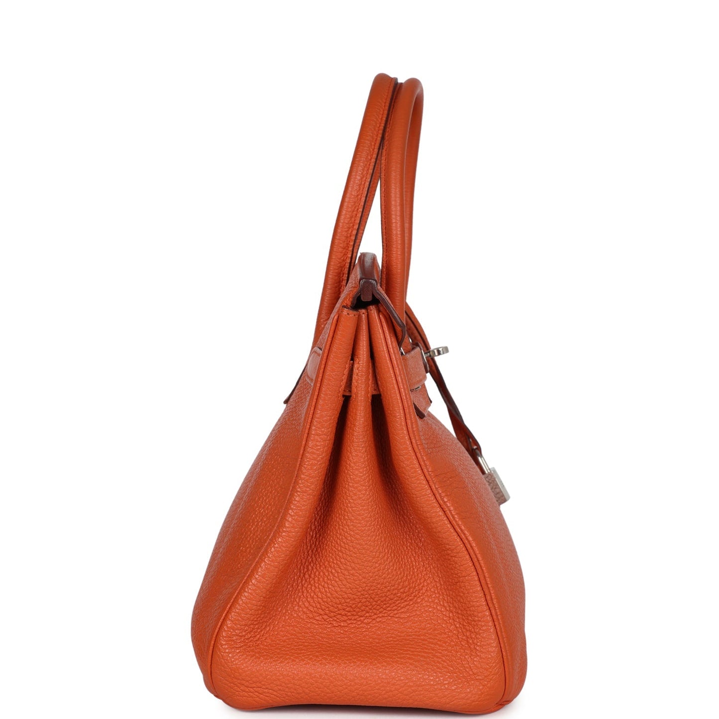 Hermes Birkin 30 Orange Togo Palladium Hardware