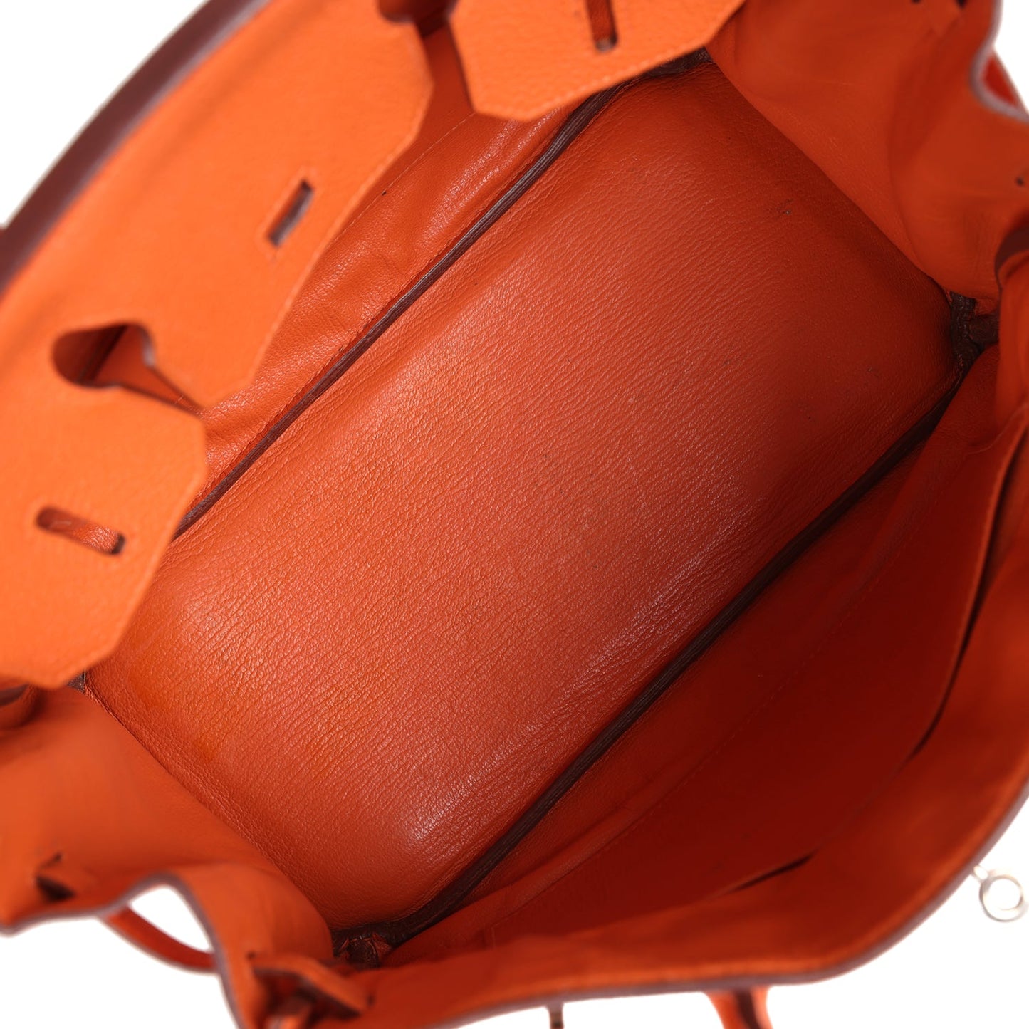 Hermes Birkin 30 Orange Togo Palladium Hardware