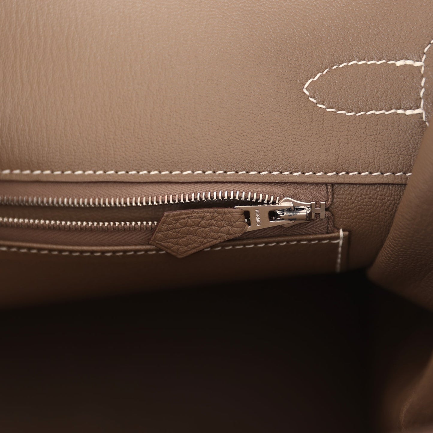 Hermes Birkin 35 Etoupe Togo Palladium Hardware