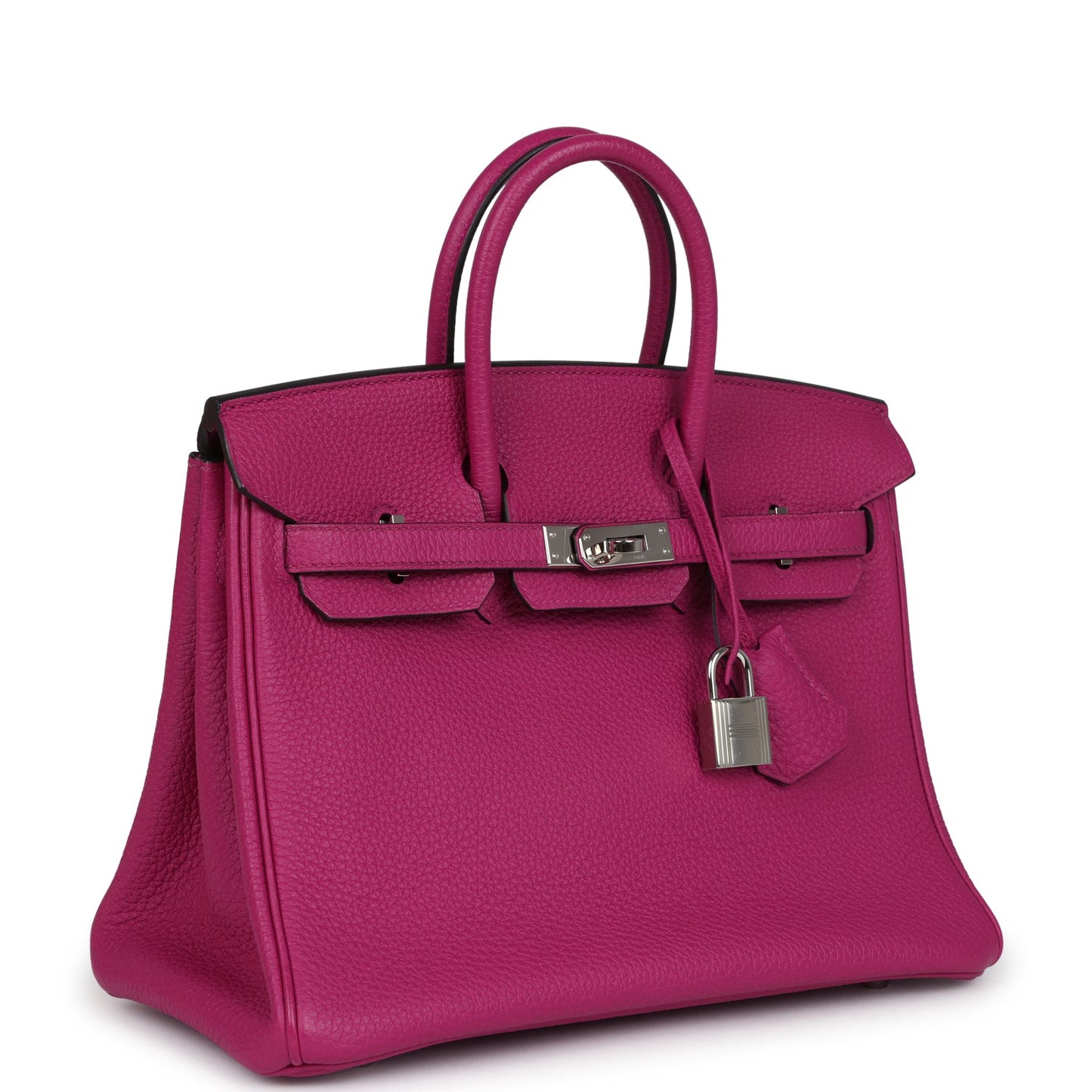 Hermes Birkin 25 Rose Pourpre Togo Palladium Hardware