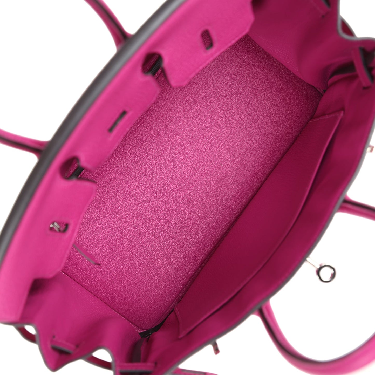 Hermes Birkin 25 Rose Pourpre Togo Palladium Hardware