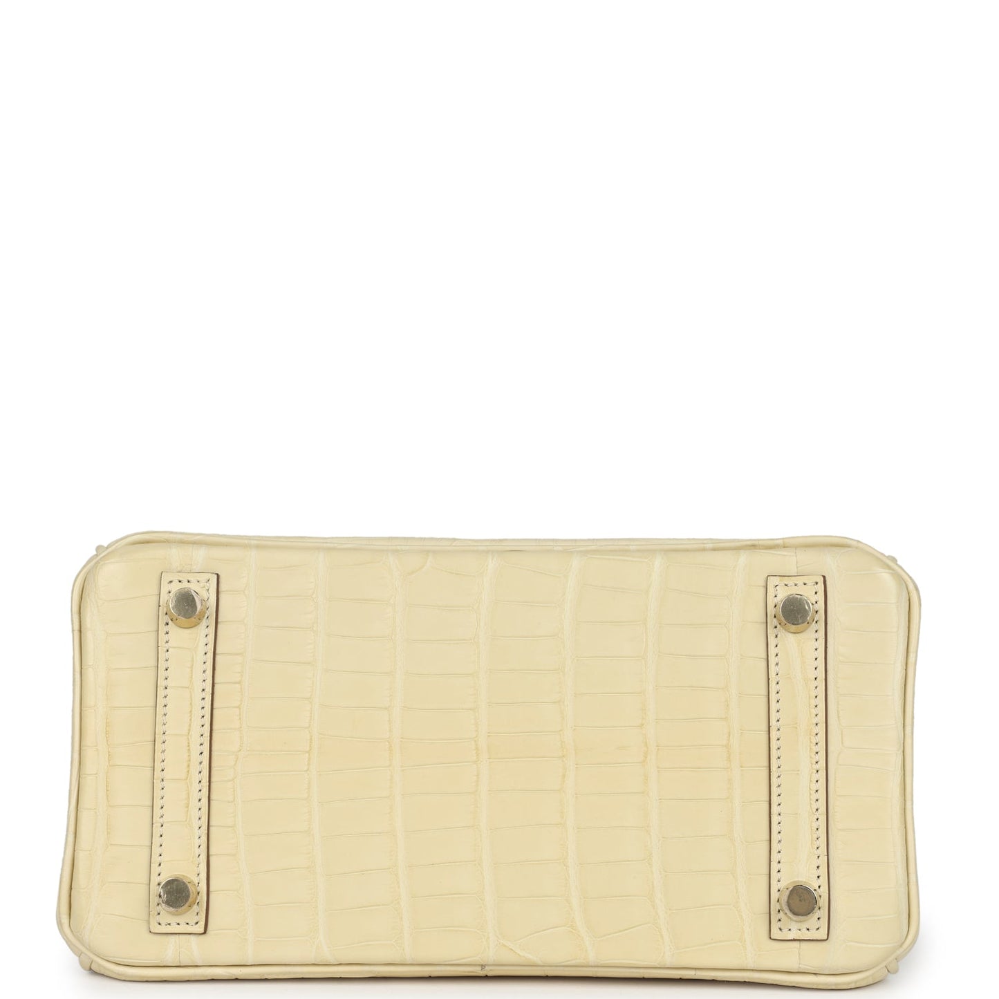 Hermes Special Order (HSS) Birkin 25 Vanille Matte Alligator Brushed Gold Hardware
