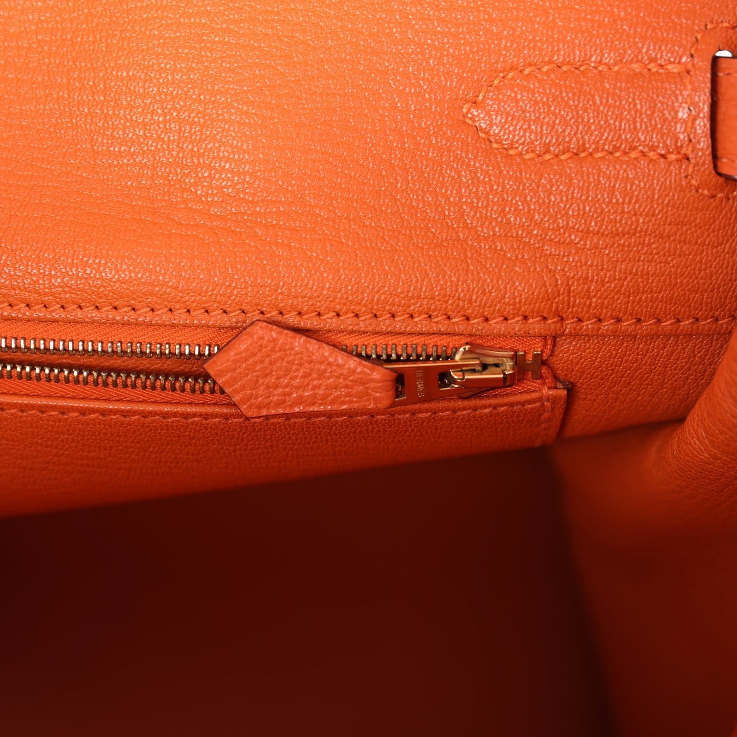 Hermes Birkin 35 Orange Togo Gold Hardware