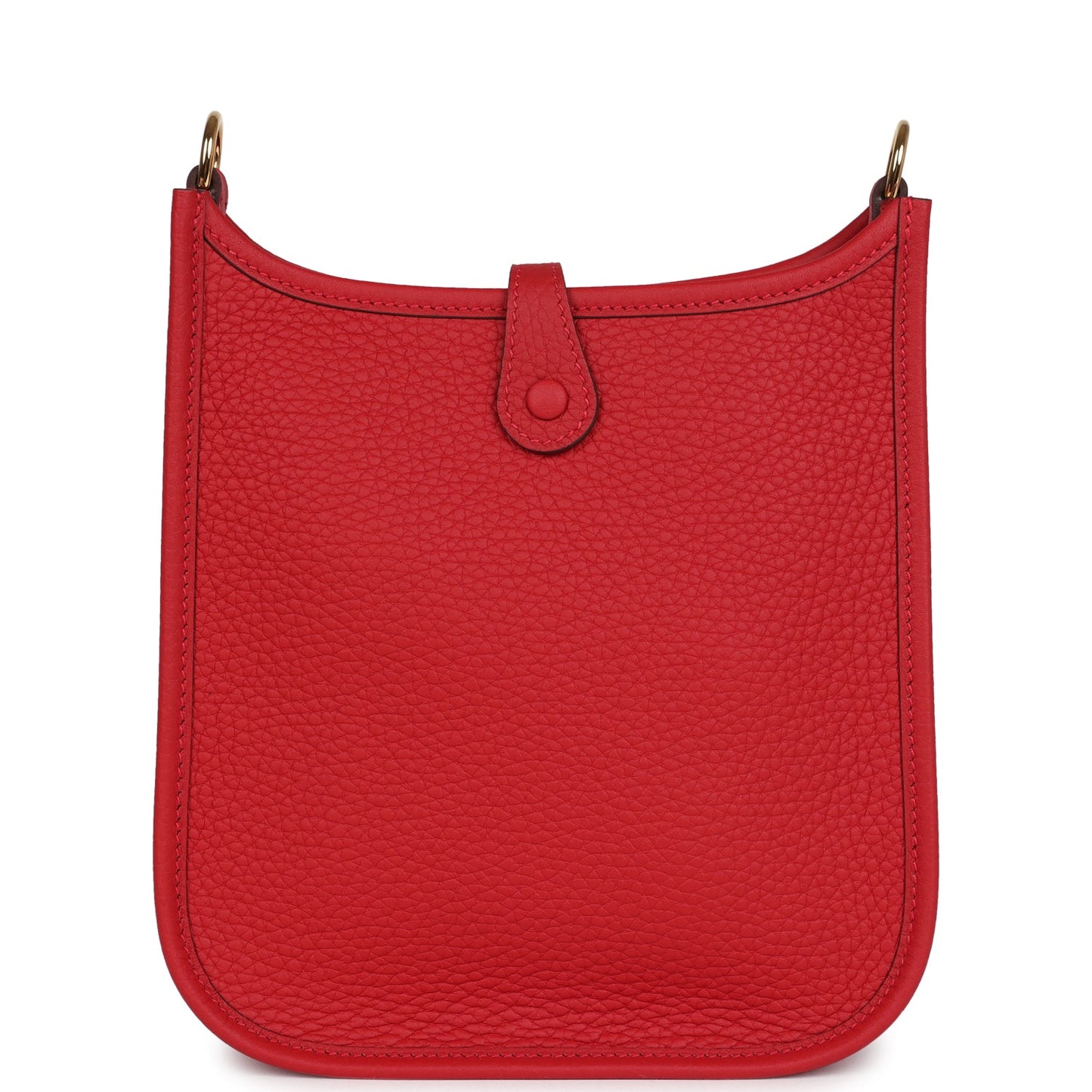 Hermes Evelyne TPM Vermillon Clemence Gold Hardware