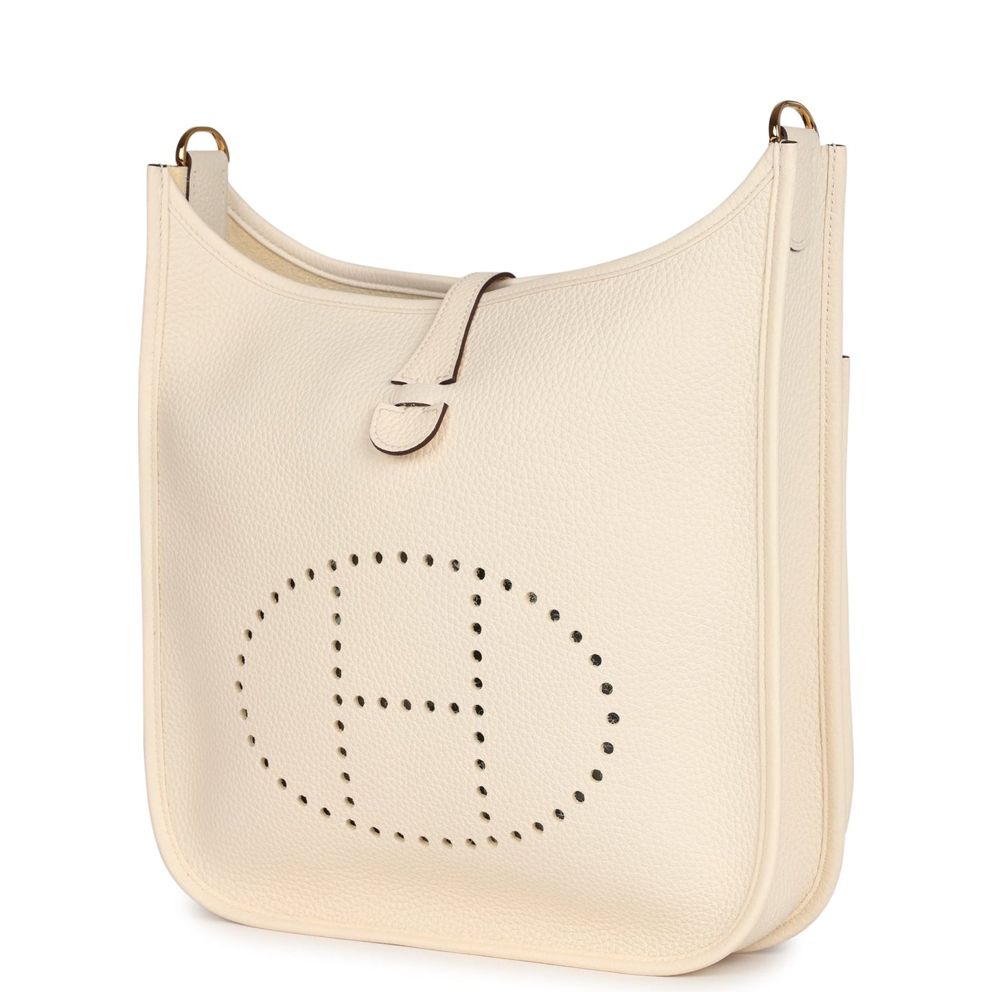 Hermes Evelyne III PM Nata Clemence Gold Hardware