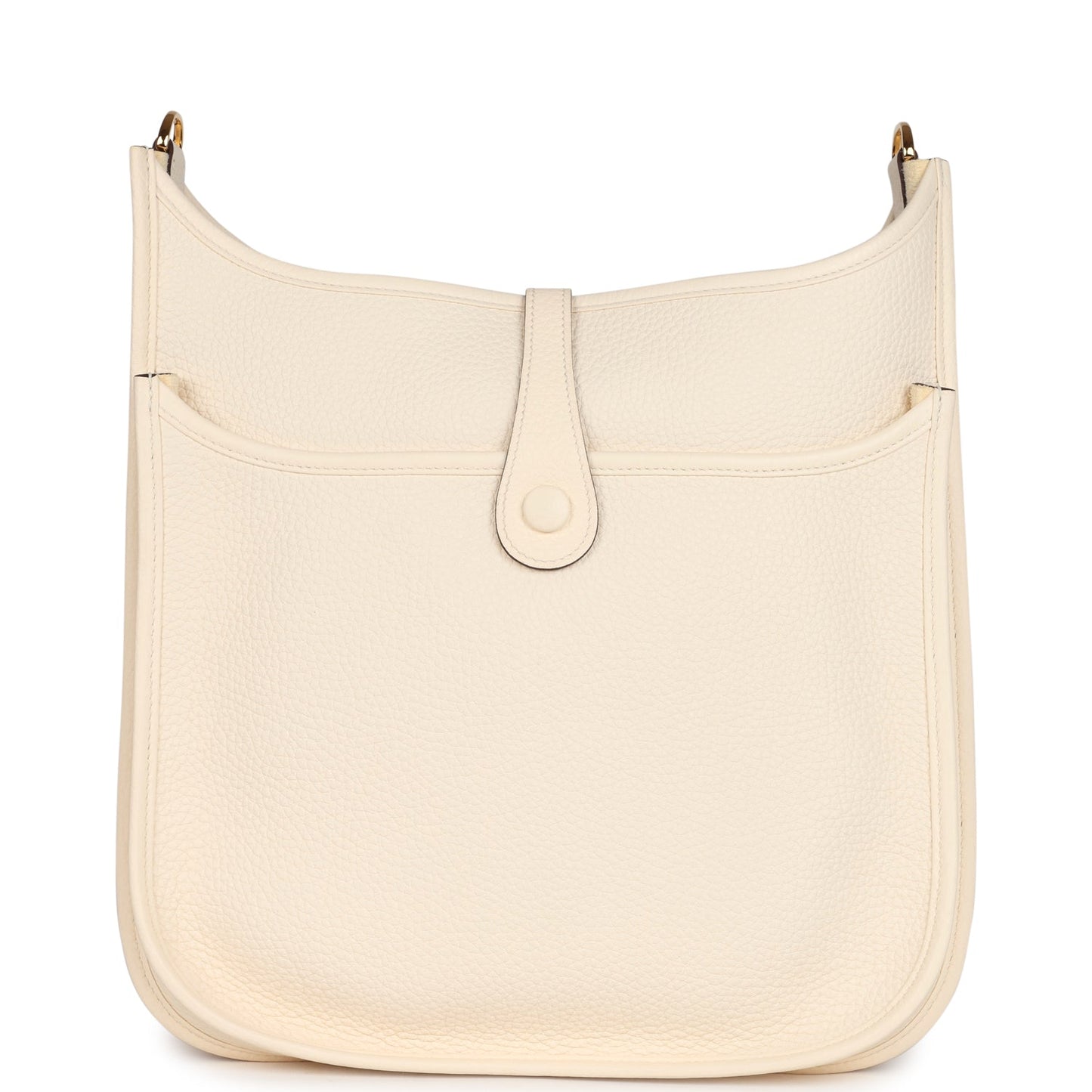 Hermes Evelyne III PM Nata Clemence Gold Hardware
