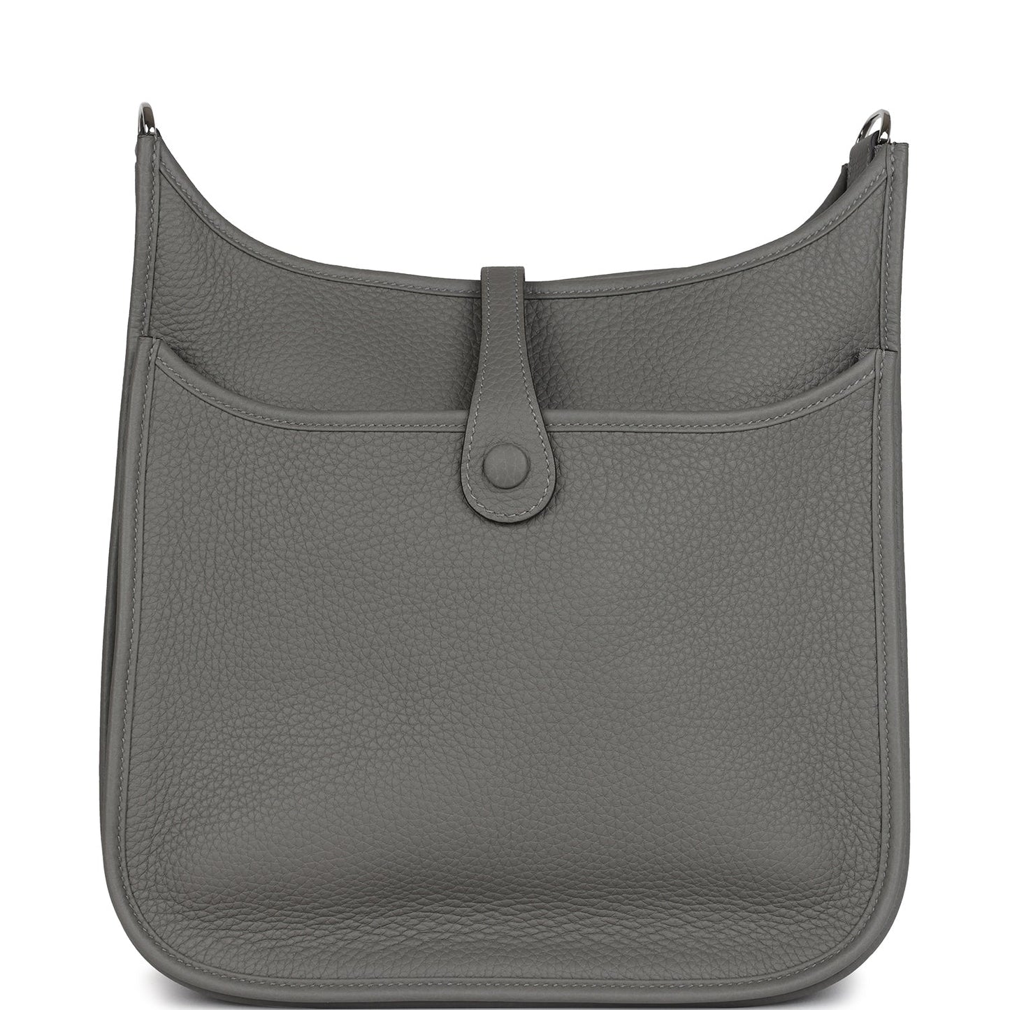 Hermes Evelyne III PM Gris Meyer Clemence Palladium Hardware