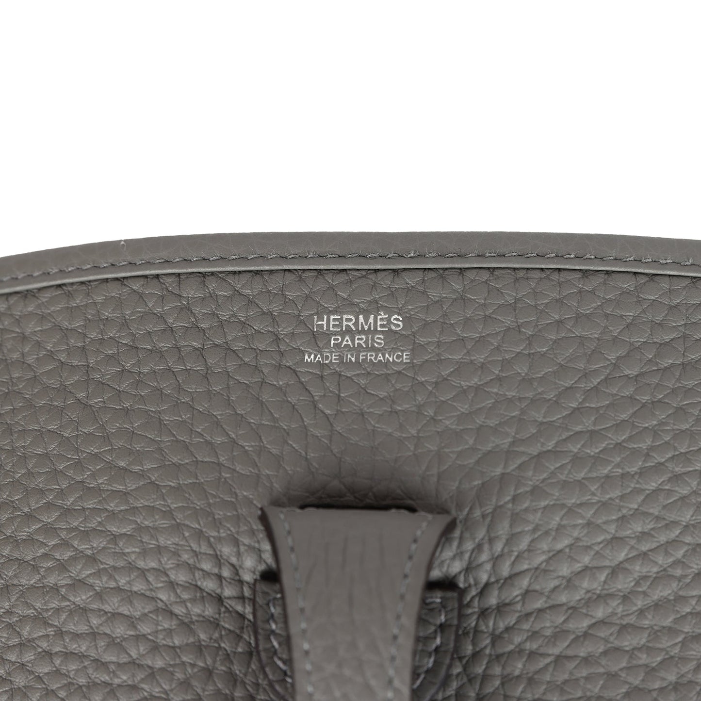 Hermes Evelyne III PM Gris Meyer Clemence Palladium Hardware
