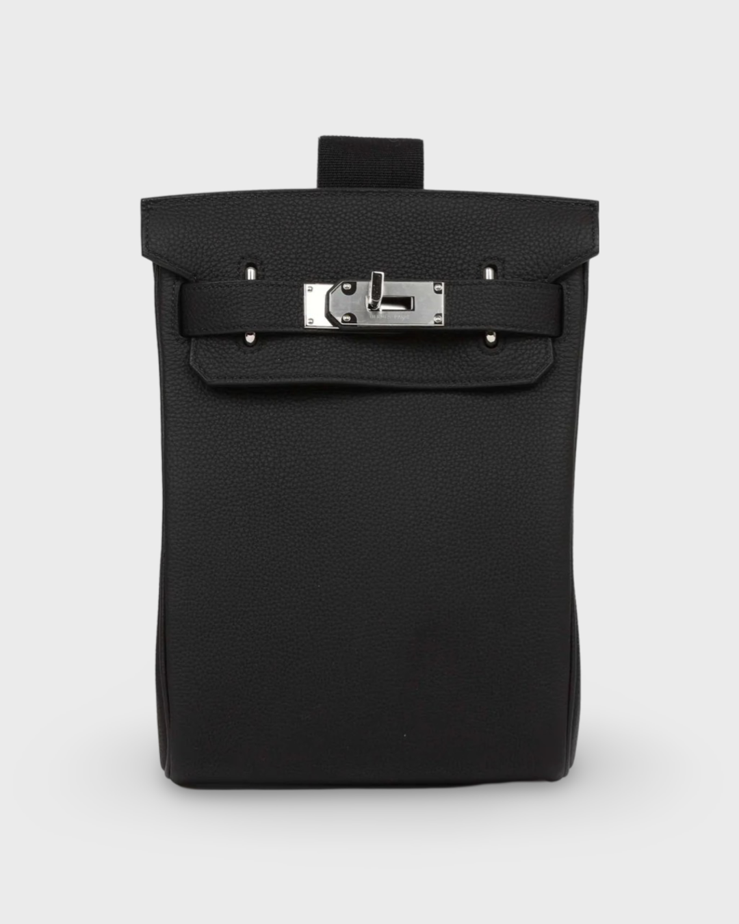Hermès HAC A Dos PM Backpack Black Togo Palladium Hardware