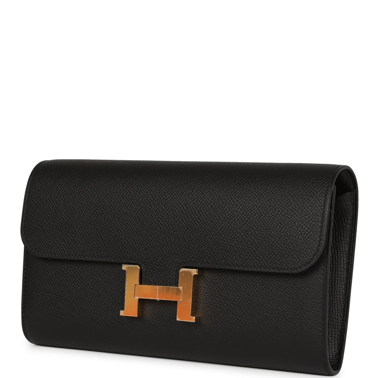 Hermes Constance Wallet To Go Black Epsom Gold Hardware