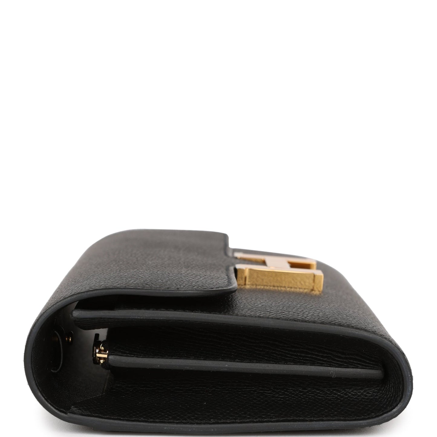 Hermes Constance Wallet To Go Black Epsom Gold Hardware