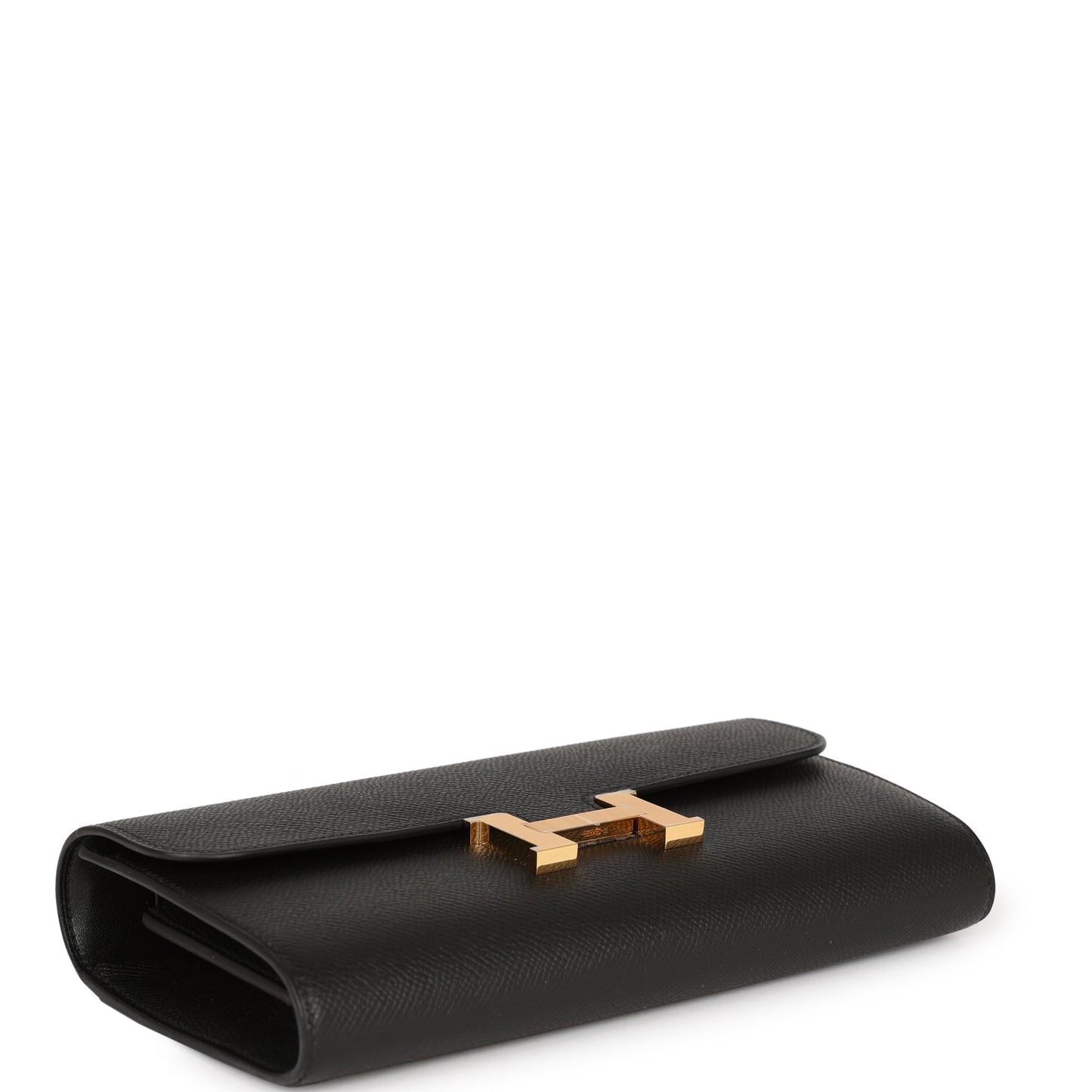 Hermes Constance Wallet To Go Black Epsom Gold Hardware