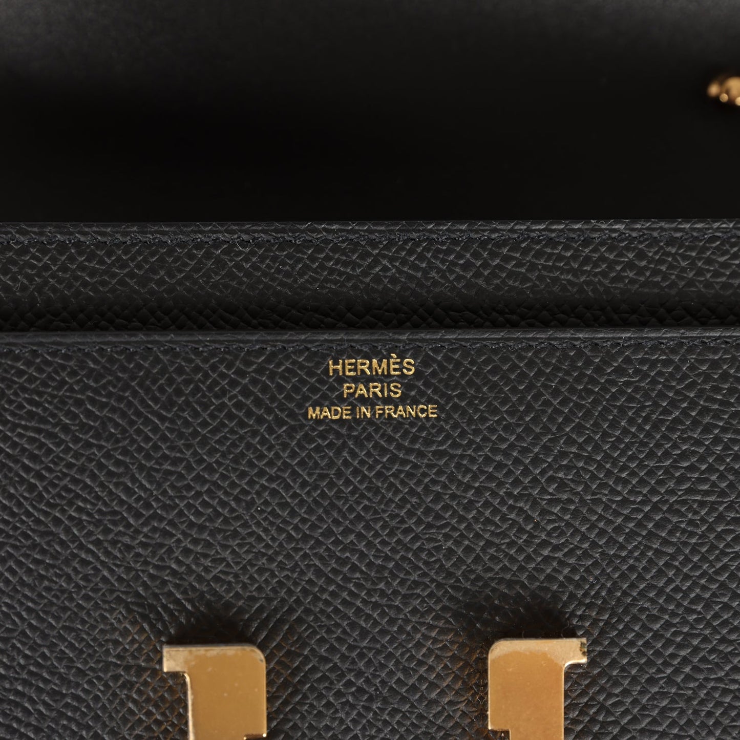 Hermes Constance Wallet To Go Black Epsom Gold Hardware