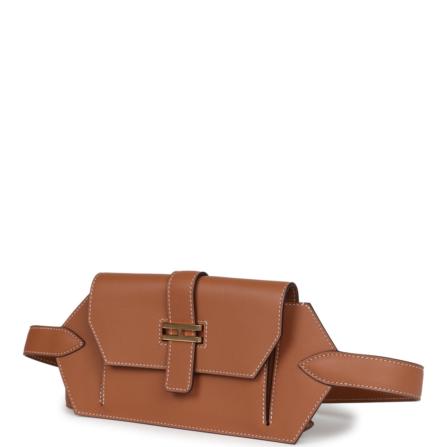 Hermes Elan Pocket Belt 24 Gold Swift Gold Hardware
