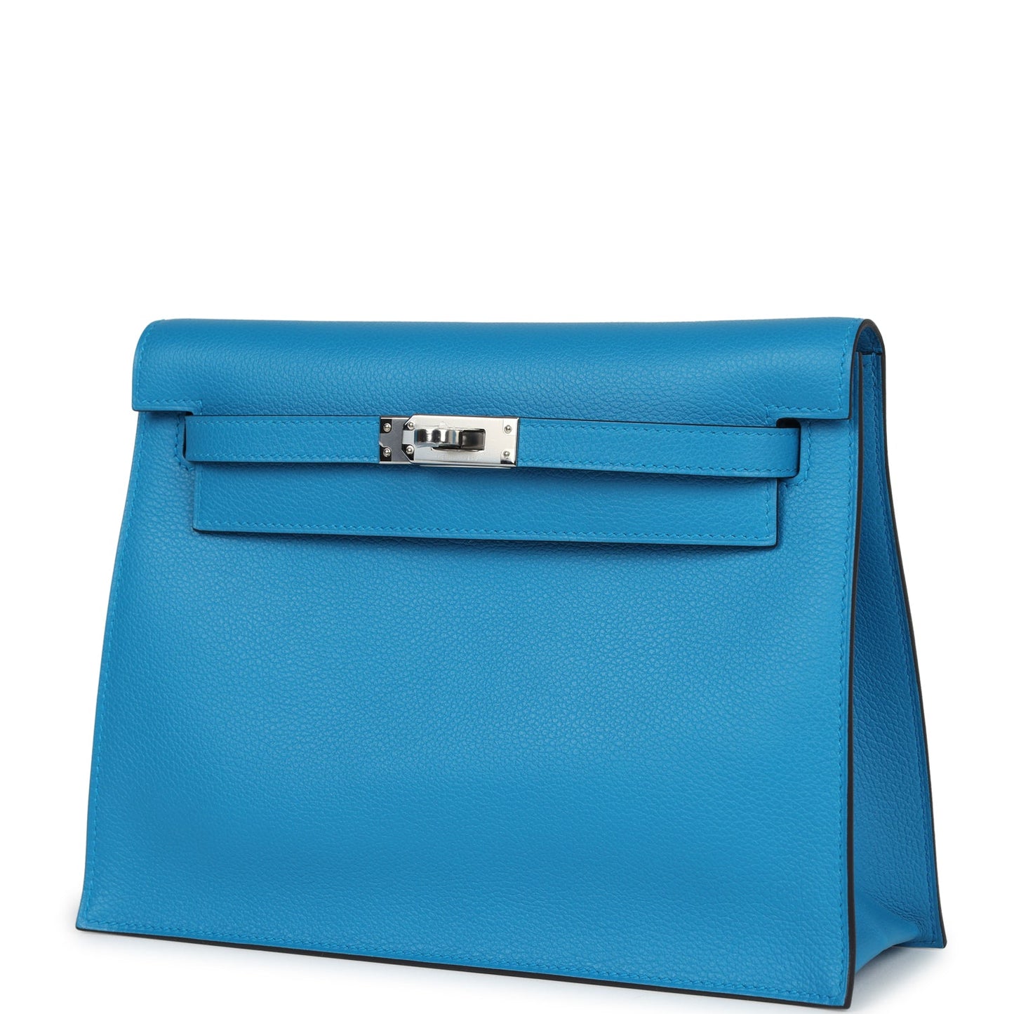Hermes Kelly Danse Bleu Zanzibar Evercolor Palladium Hardware