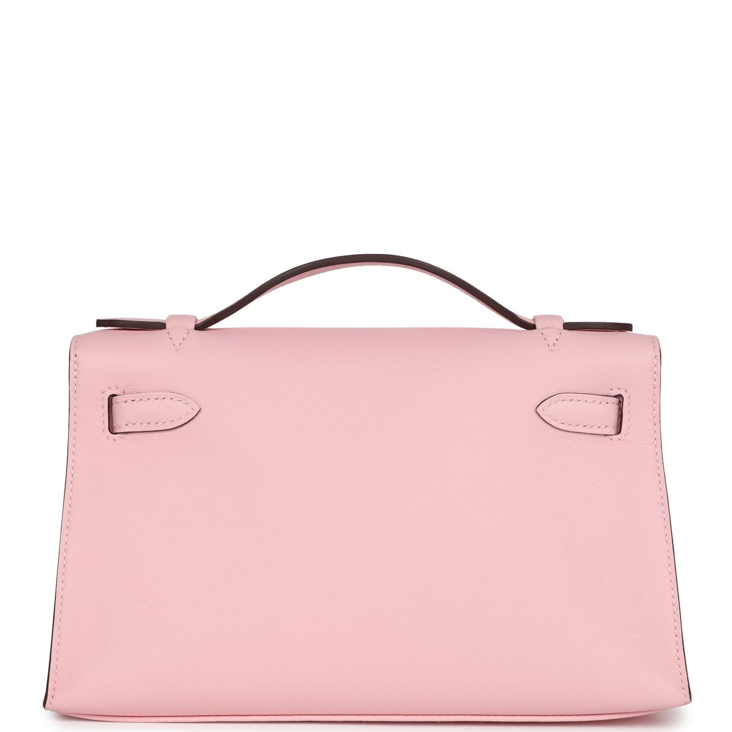 Hermes Kelly Pochette Rose Sakura Swift Palladium Hardware