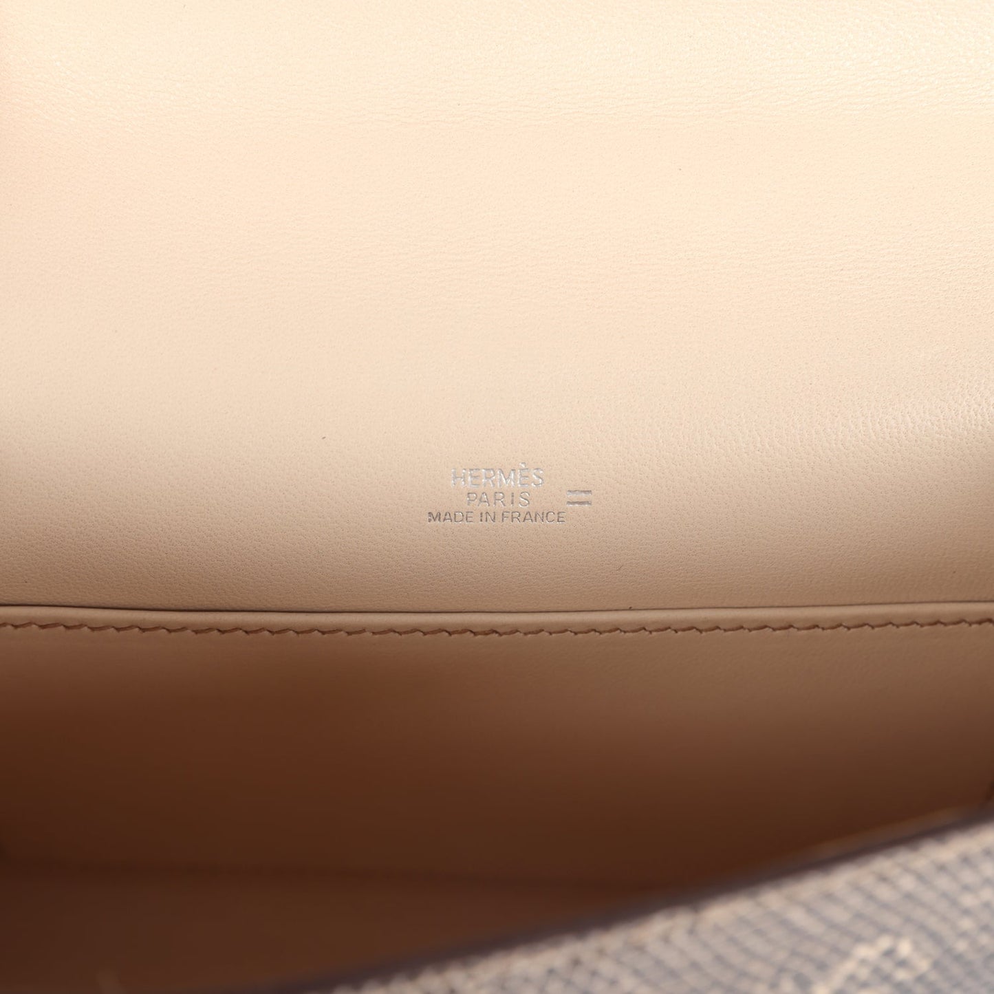Hermes Kelly Pochette Desert Varanus Salvator Lizard Palladium Hardware