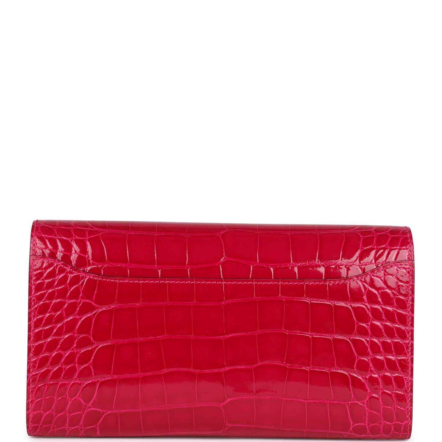 Hermes Constance Wallet To Go Rose Mexico Shiny Alligator Palladium Hardware