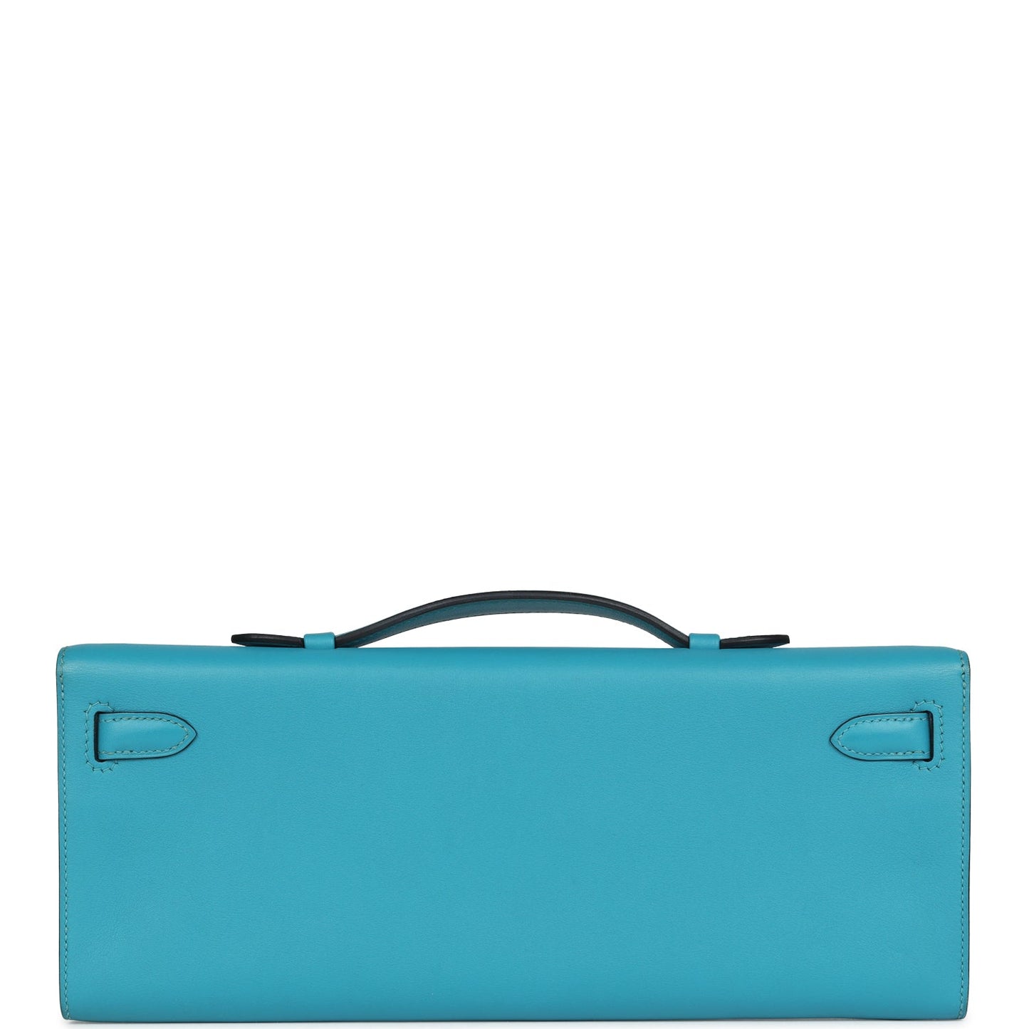 Hermes Kelly Cut Turquoise Swift Palladium Hardware
